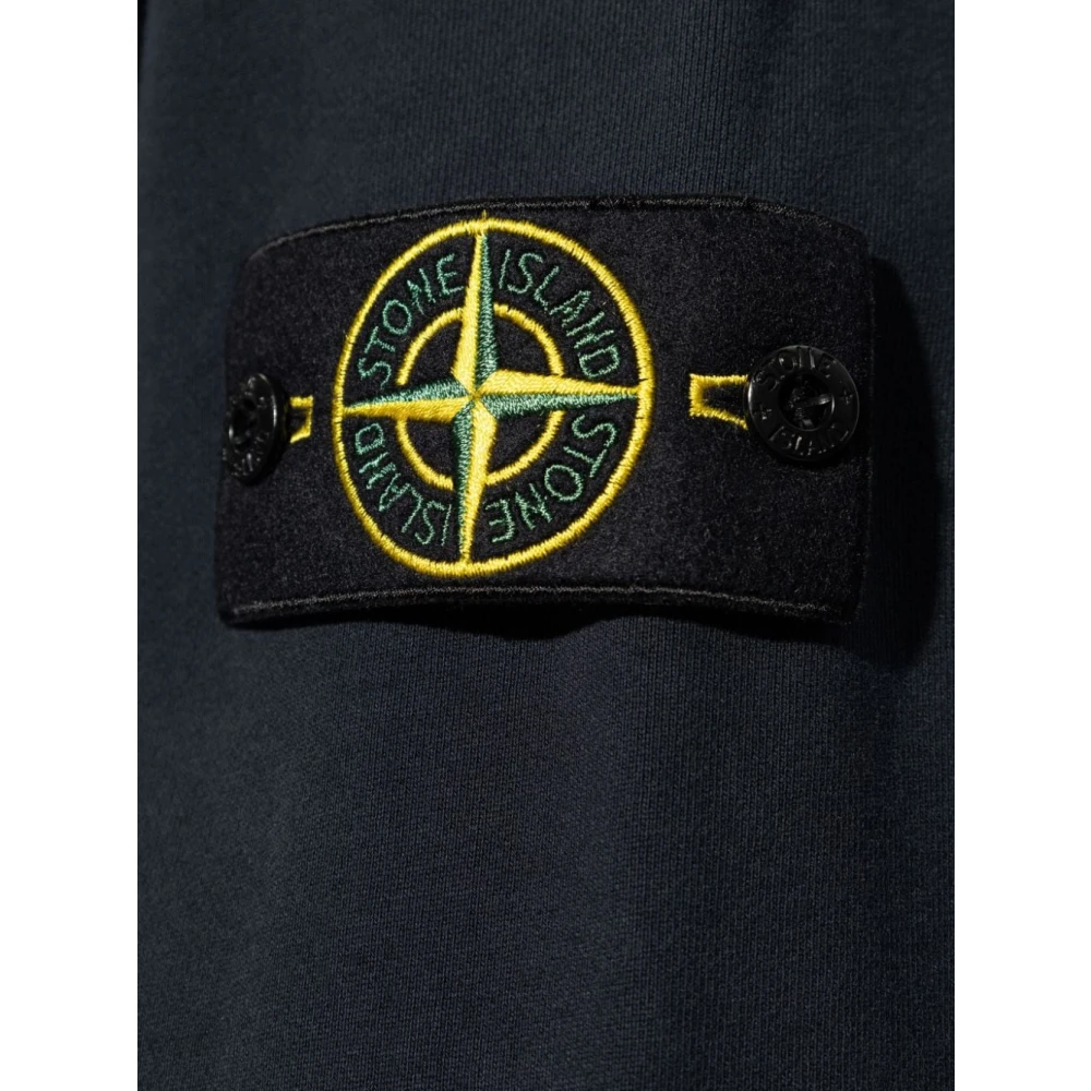 Stone Island Blauwe Sweater Collectie Blue Heren