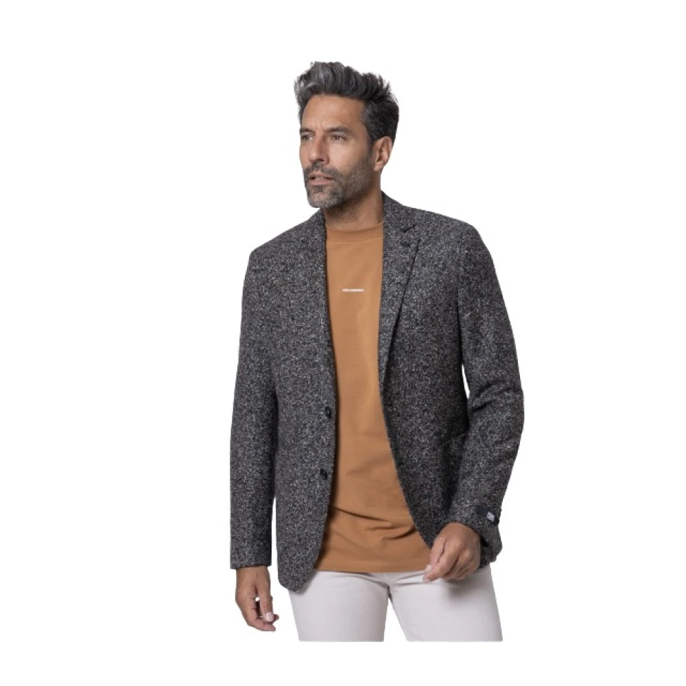Karl Lagerfeld Multicolor vest blazer Gray Heren