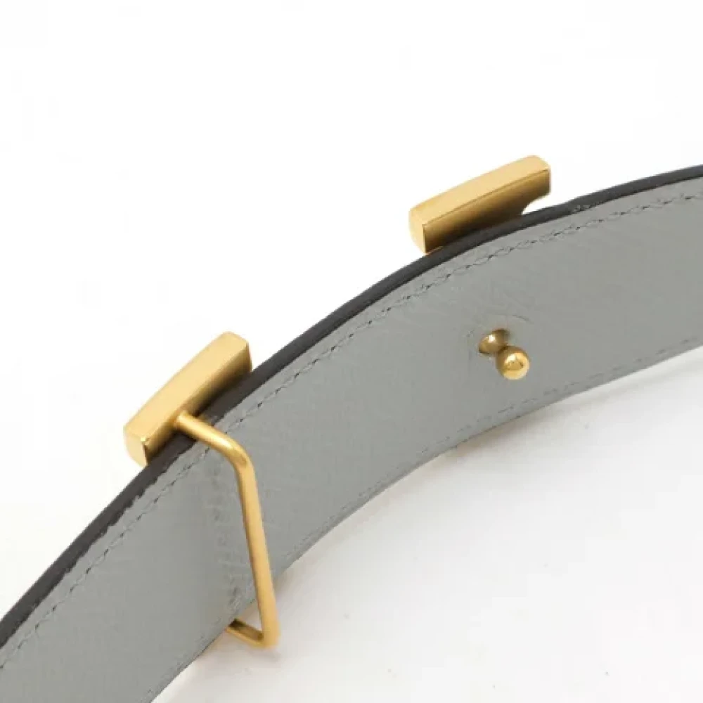 Hermès Vintage Pre-owned Leather belts Blue Dames