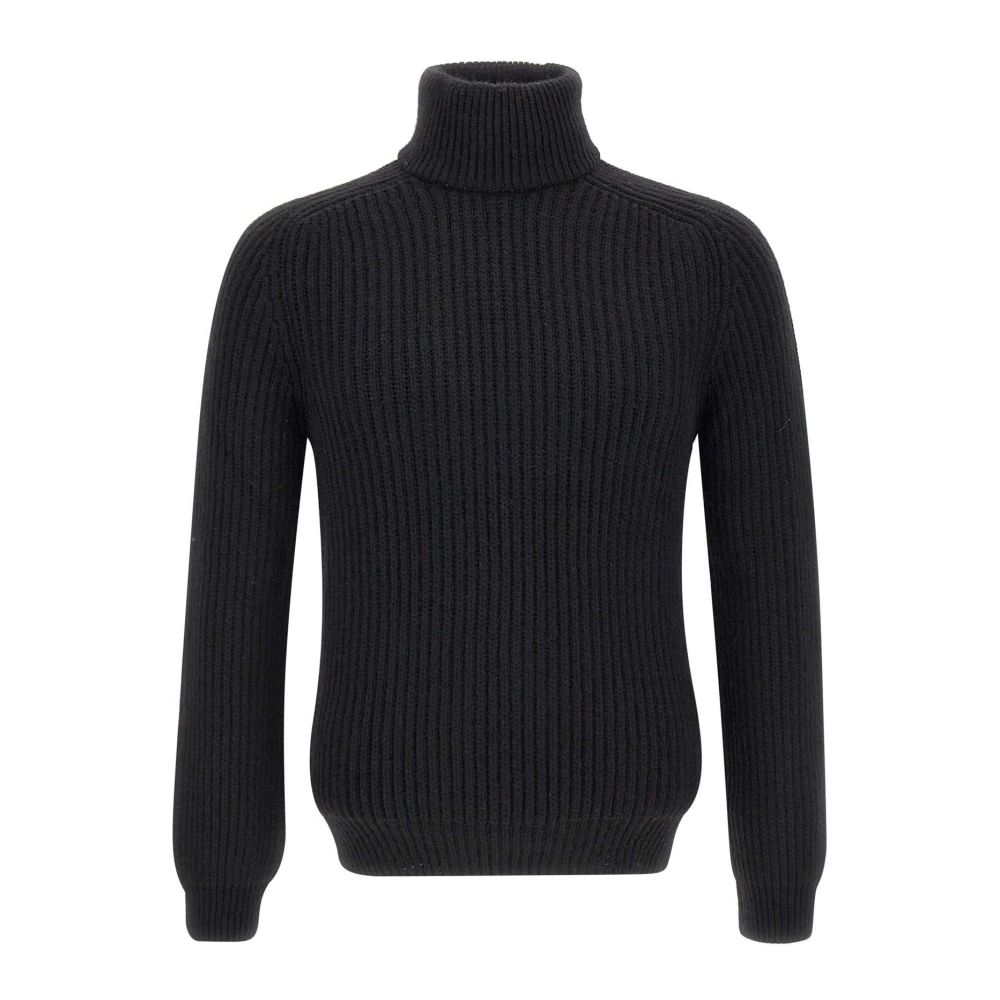 Edwin Zwarte Sweaters voor Mannen Black Heren