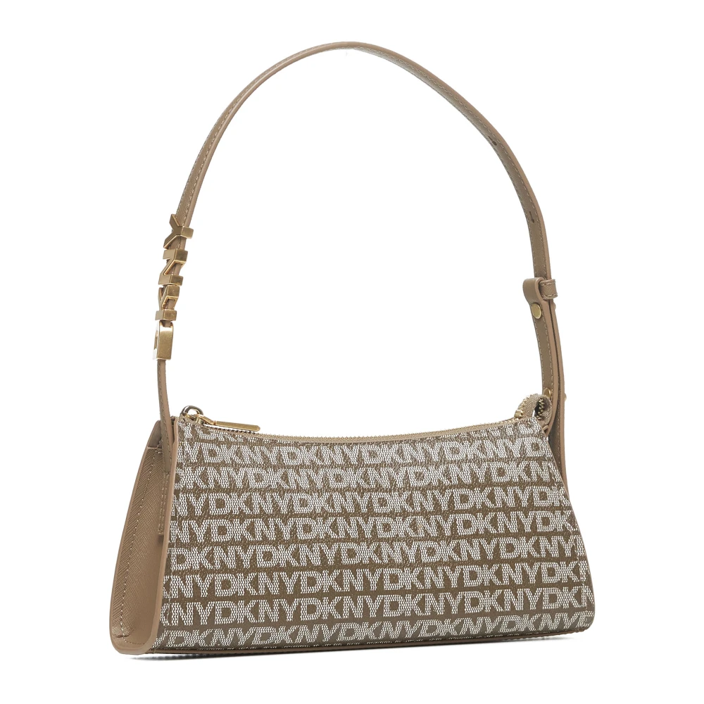 DKNY Stijlvolle Stadsstijl Horlogecollectie Beige Dames