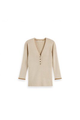 buttoned-sweater-with-short-sleeves