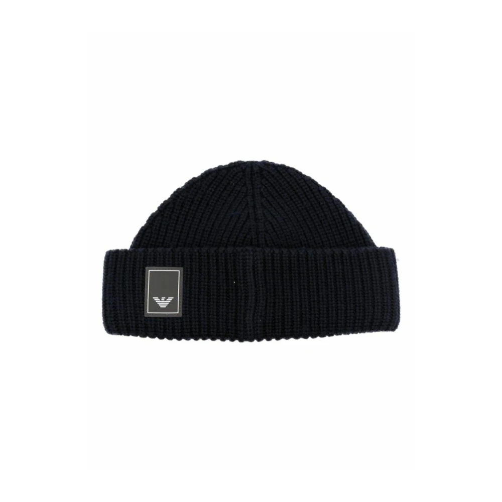 Emporio Armani Men's Blue Accessories, L, Hats & Beanies By