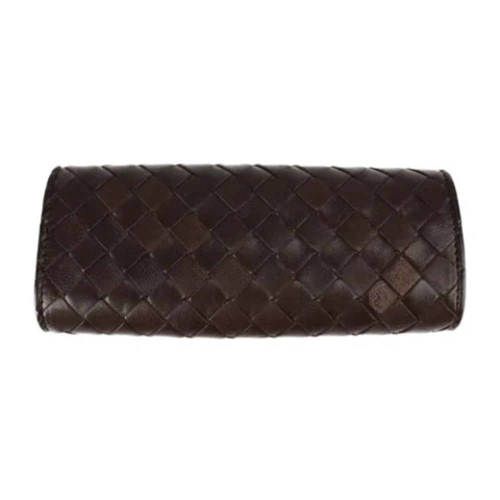 Bottega Veneta Vintage Pre-owned Leather key-holders Brown Dames