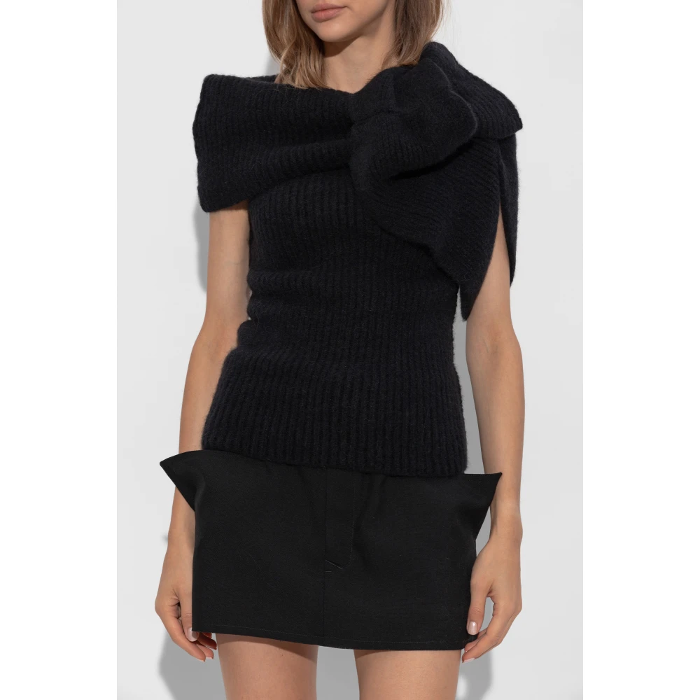 Rick Owens Banded Sweater Black Dames