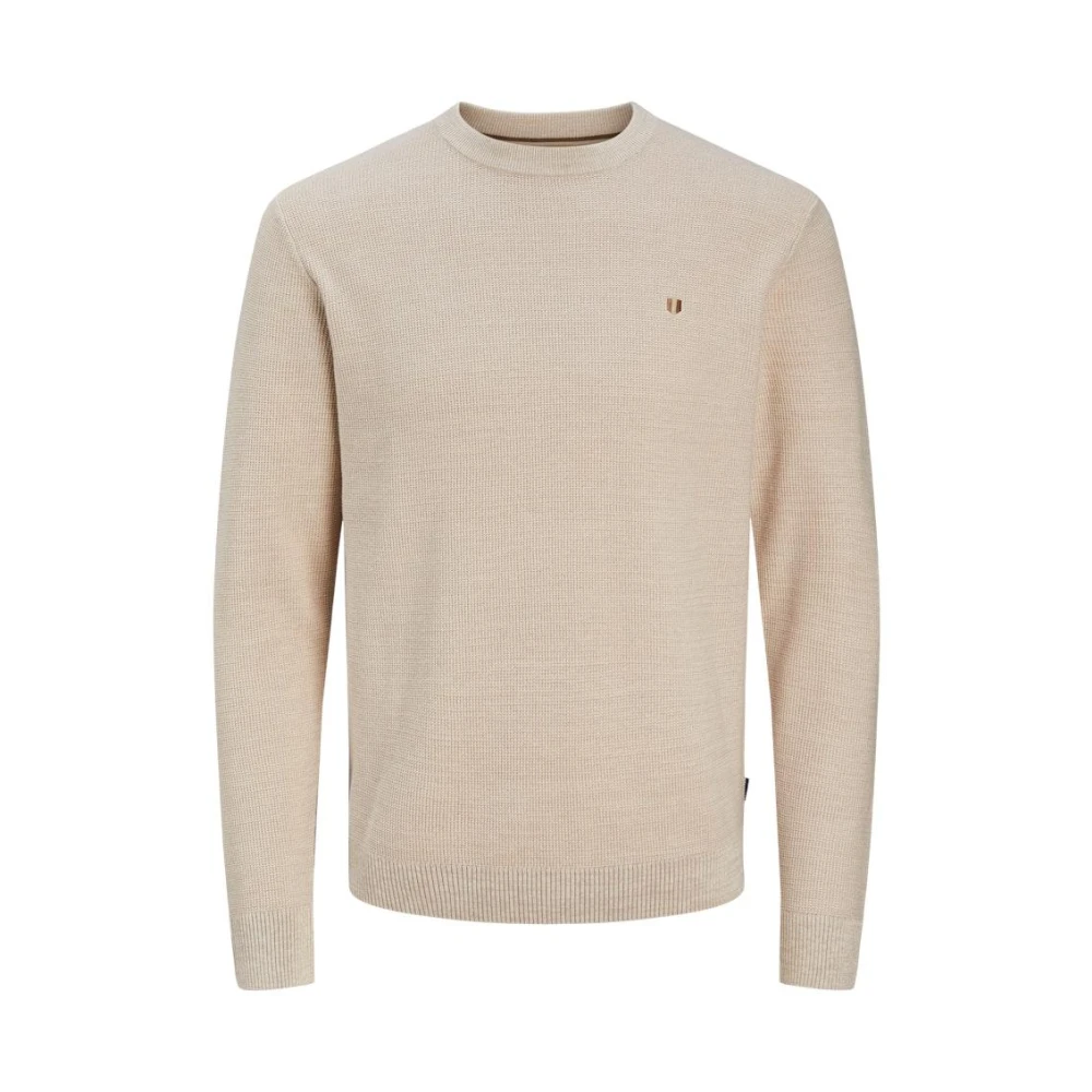 Jack & jones Kasjmier Gebreide Trui Beige Heren
