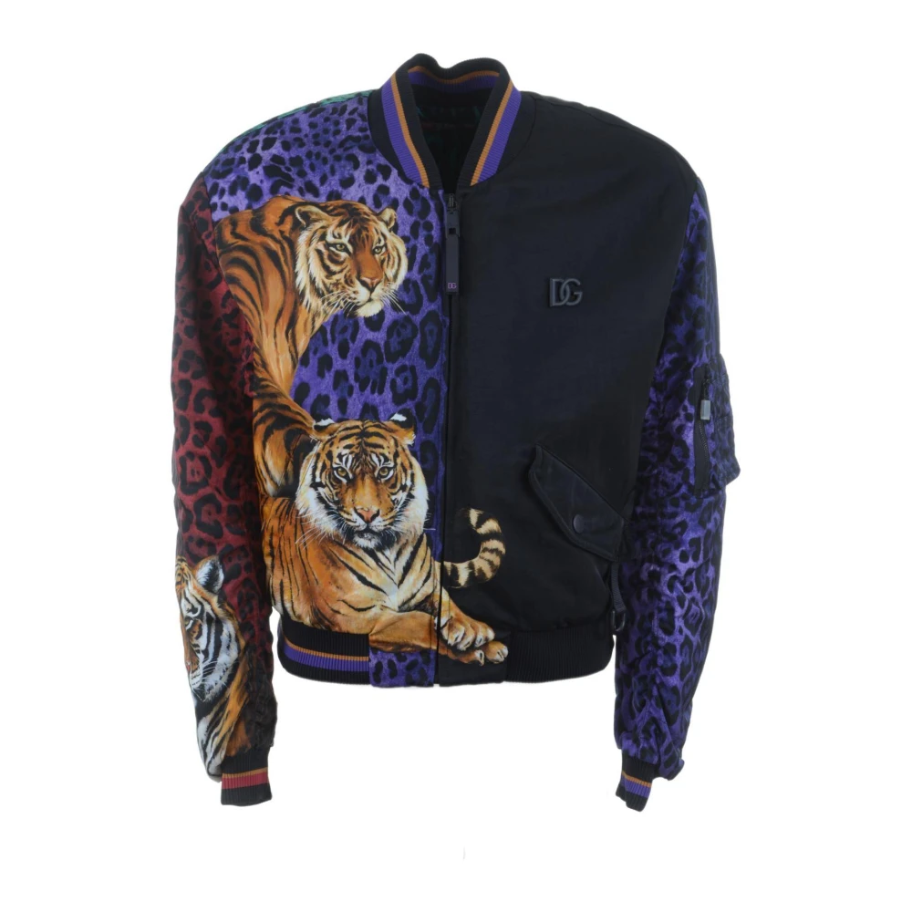Dolce & Gabbana Men's Tigers Bomber Jacket