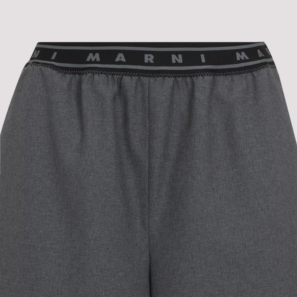 Marni Chique Grijze Broek Voor Garderobe Gray Dames