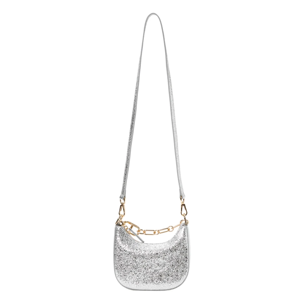 Twinset Zilveren Schoudertas met Ketting Gray Dames