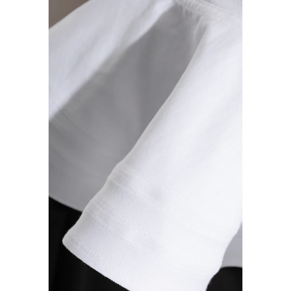 Alaïa Peplum T-shirt White Dames