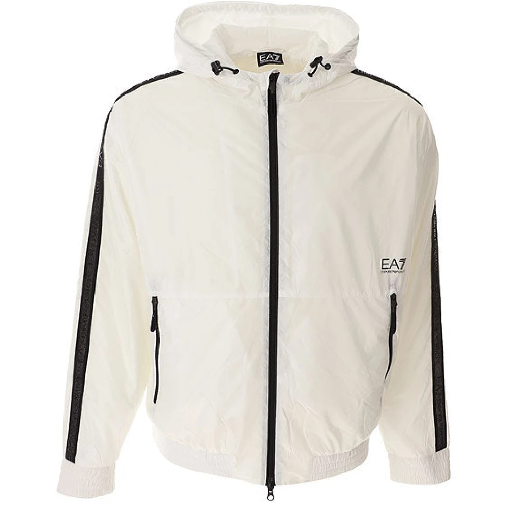 Emporio Armani Ea7 Men's Beige Light Jackets,, Light Jacket Medium