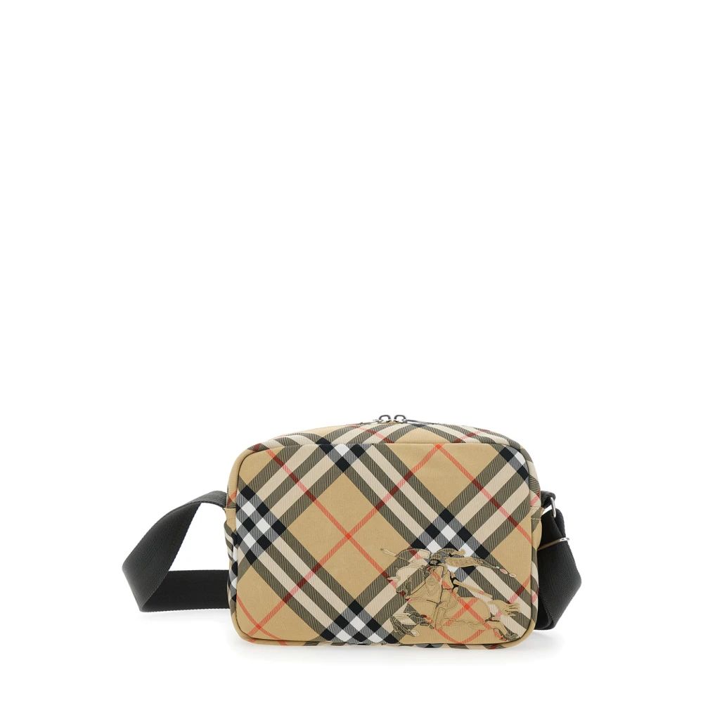 Burberry Vintage Check Beige Schoudertas Beige Heren