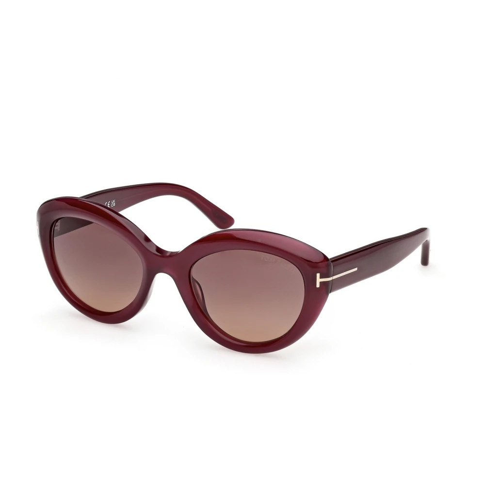 Tom Ford Donna Viola Ft1316 Stacy-02 81Z Occhiali Da Sole Acetato Cat Eye Normale - Immagine 3