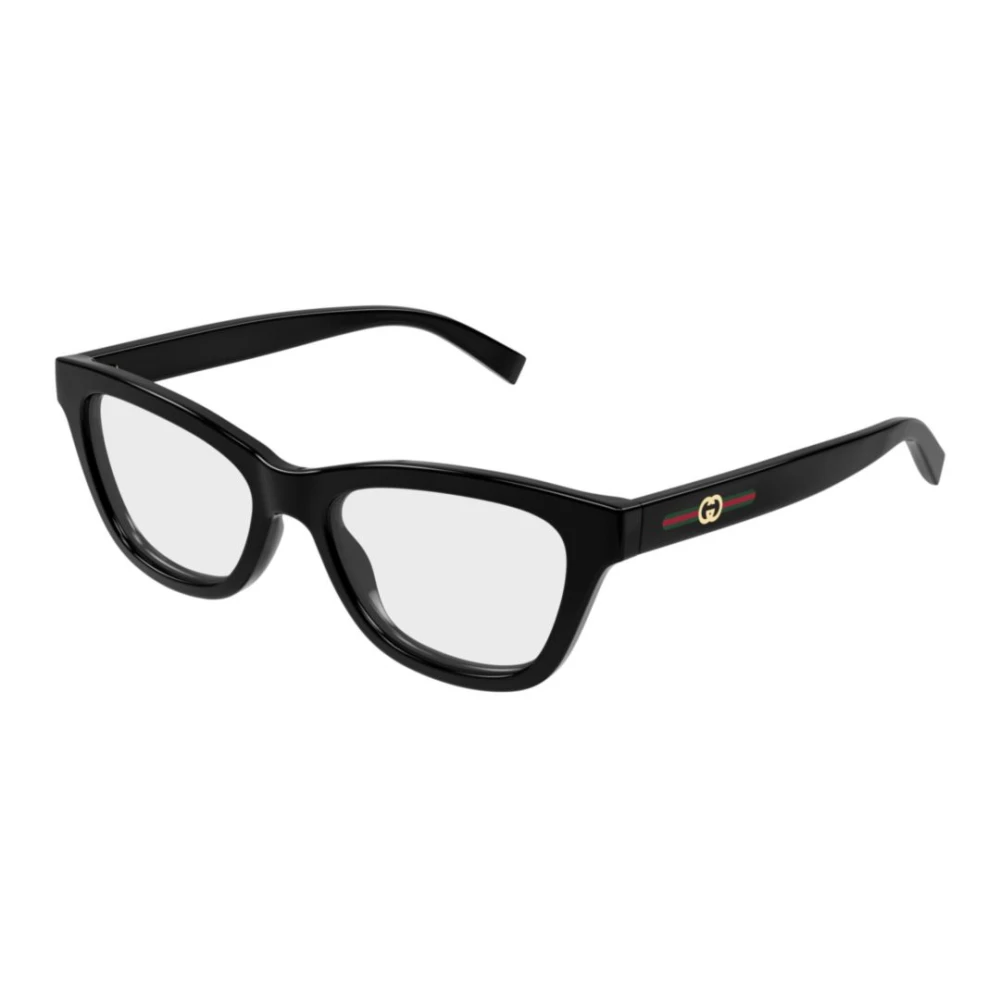 Gucci Unisex Black Cat-Eye Optical Frame
