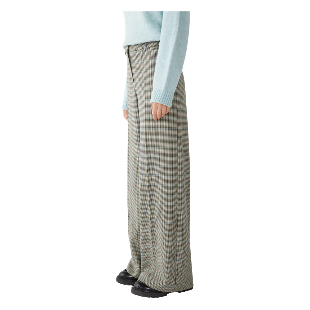 Iblues Groene Wide Leg Broek Green Dames