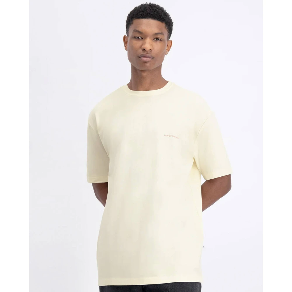 LAW OF THE SEA Nightfall T-shirt korte mouw Beige Heren