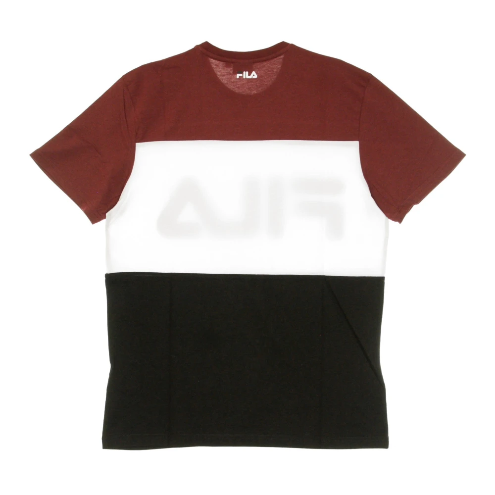 Fila Tawny Port Zwart Wit T-shirt Heren Multicolor Heren