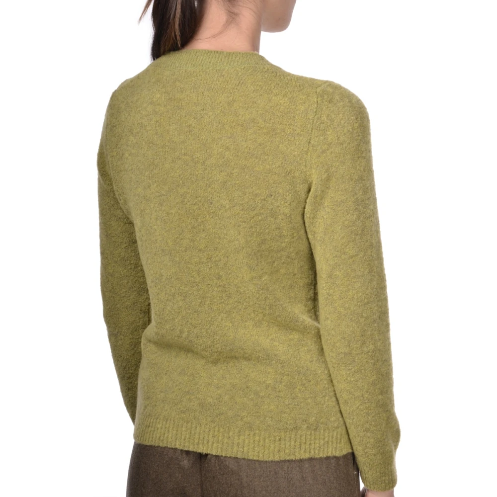 Gran Sasso Groene Bouclè Trui Green Dames