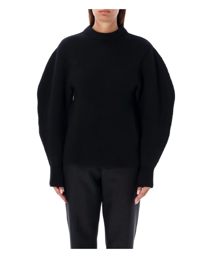 pull-en-maille-a-manches-ballon