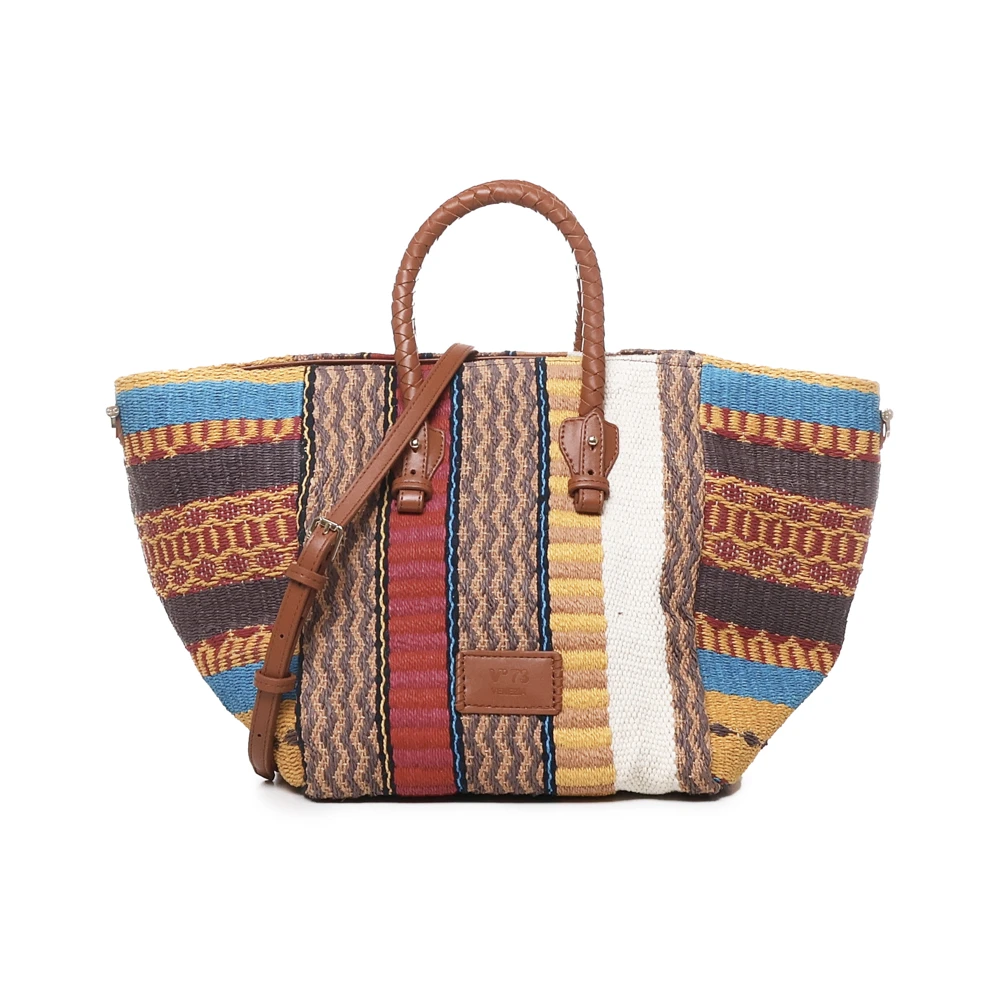 V73 Canvas MultiColour Schoudertas Multicolor Dames