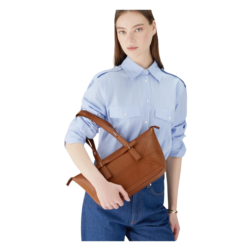 Furla Edra Tote Tas Brown Dames