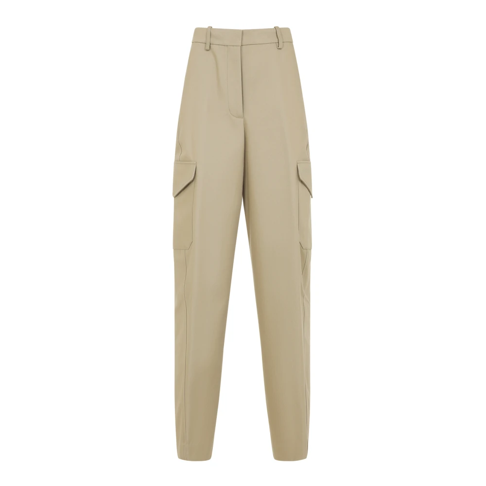 Givenchy Women's Beige Tapered Trousers, Xs, Stylish Trousers For Men