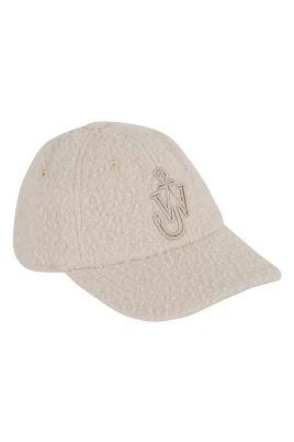 Beige Baseballkeps med Frontlogo