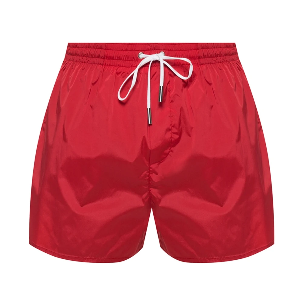 Dsquared2 Logo zwemshorts Red Heren