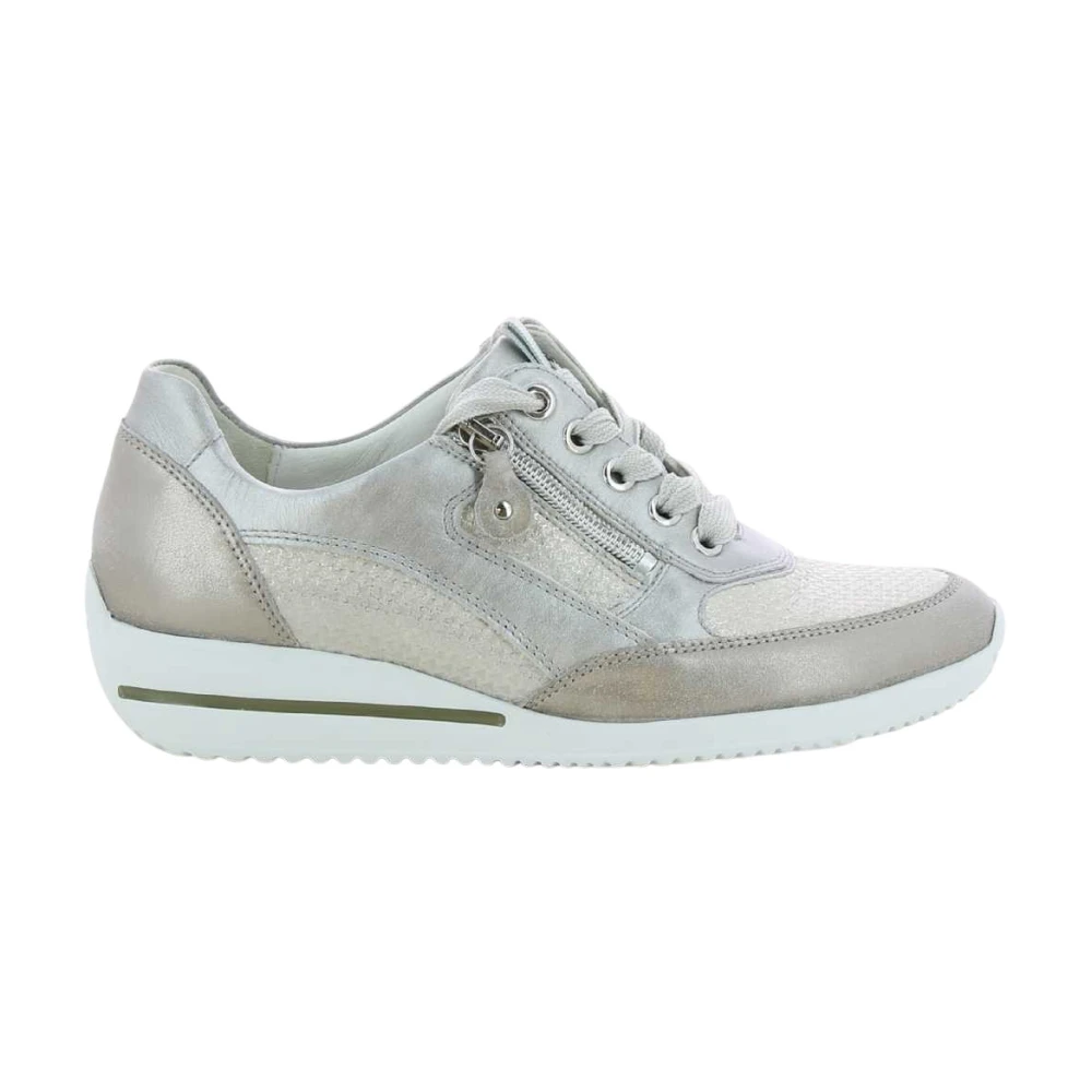 Waldläufer Taupe Damesschoenen Himona Z25 Dames Schoenen Beige
