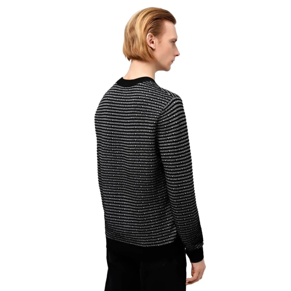 Armani Multilogo Trui Multicolor Heren