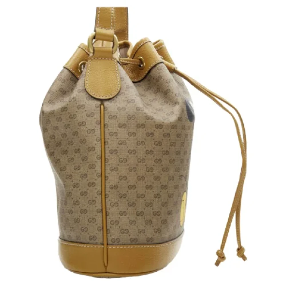 Gucci Vintage Pre-owned Canvas gucci-bags Brown Dames