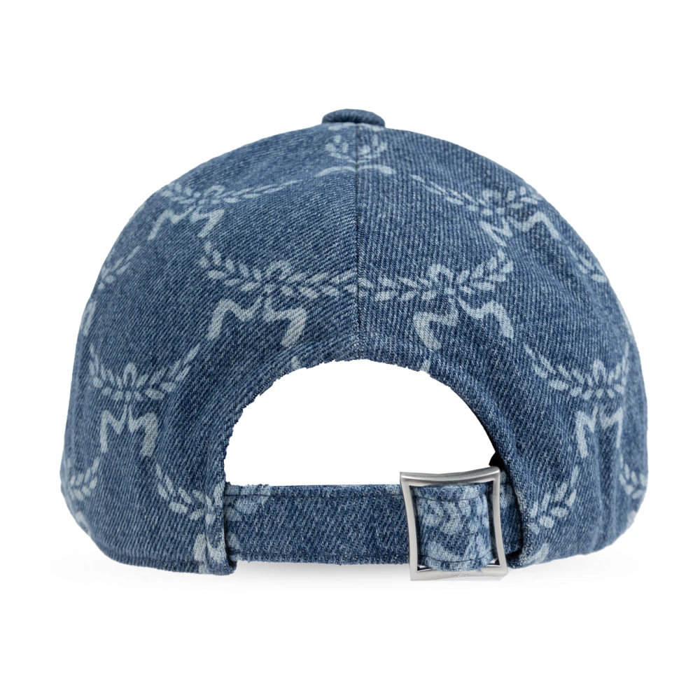 MCM Denim Cap Blue Heren
