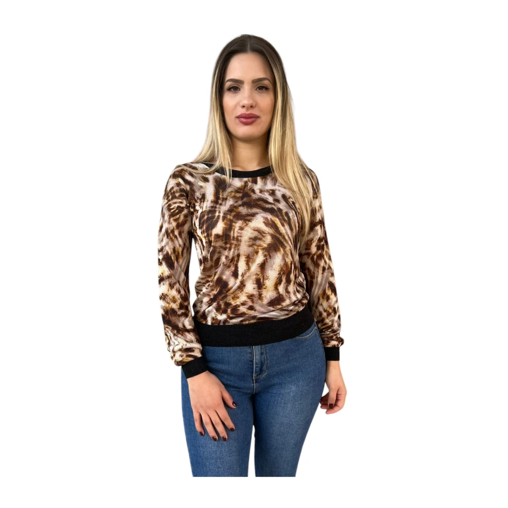 Liu Jo Stijlvolle Gebreide Top Multicolor Dames