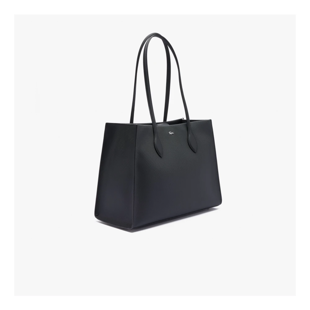 Lacoste Daily City Shopper in Zwart Black Dames