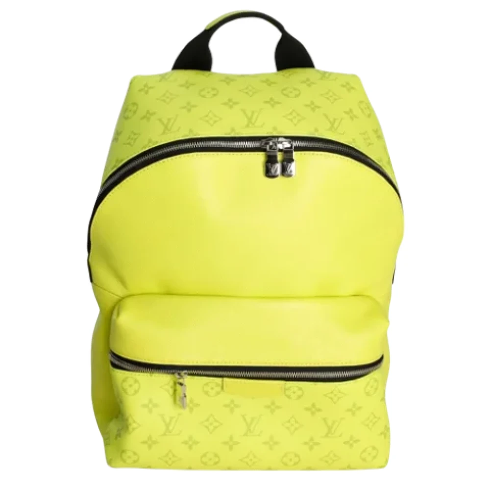 Louis Vuitton Vintage Pre-owned Canvas backpacks Yellow Dames