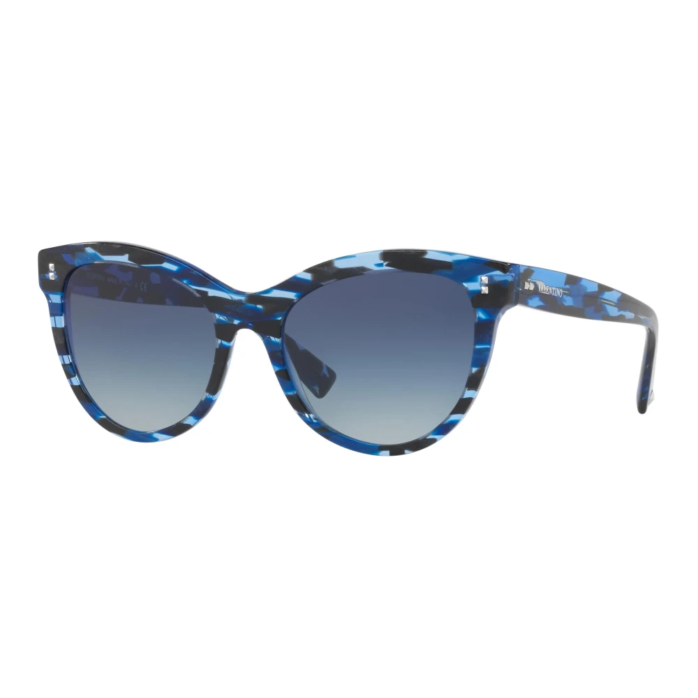 Valentino Women's Blue Cat Eye Sunglasses
