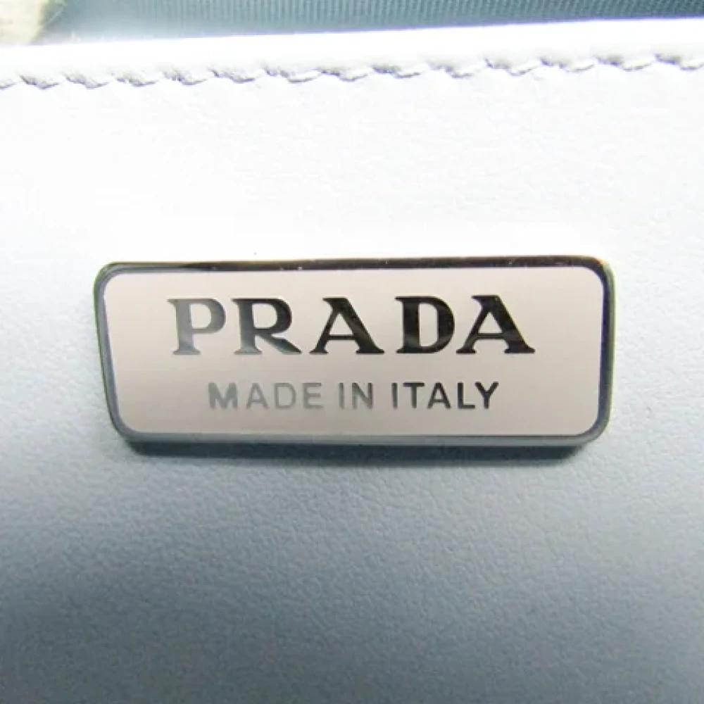 Prada Vintage Pre-owned Leather shoulder-bags Green Dames