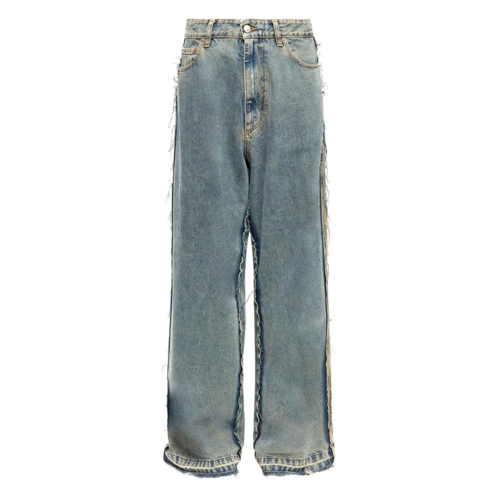 Mm6 Maison Margiela Women's Gray Jeans For Aw25