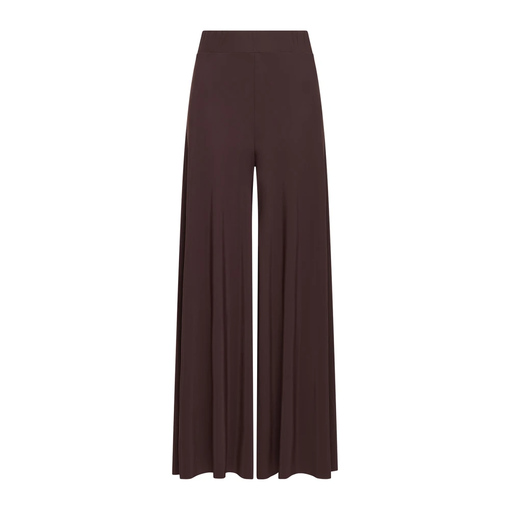 Maliparmi Zachte Jersey Broek Brown Dames