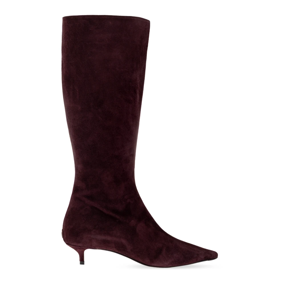Jimmy Choo Donna Rosso - Amis Knee Boot 35 - Shoes - 40 Eu