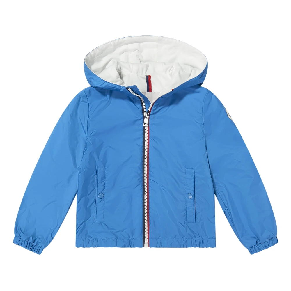 Moncler Boys Blue New Urville Jacket - Kids Rain Wear - 14 Y - Kids