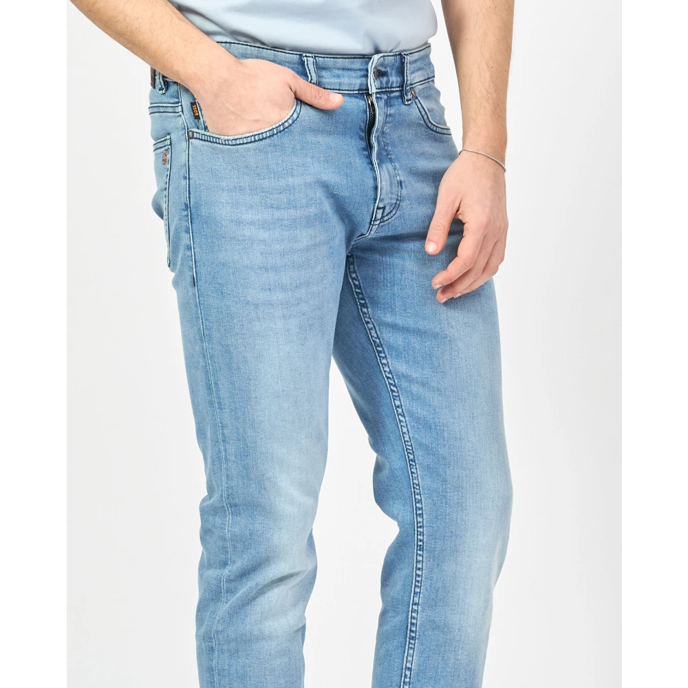 Hugo Boss Blauwe Slim Fit Jeans Blue Heren