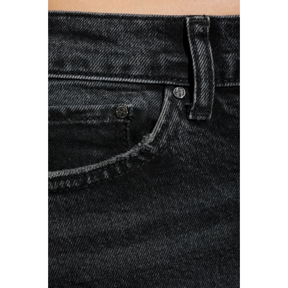 Anine Bing Jeans met logo Gray Dames