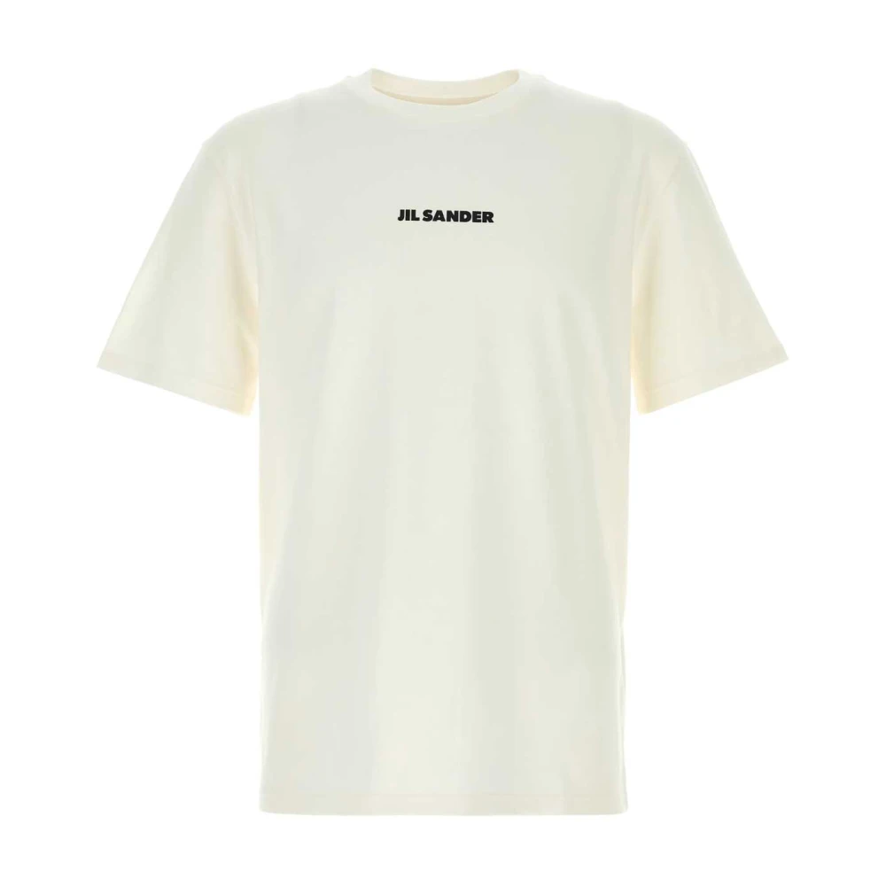 Jil Sander Men's White Crew-Neck T-Shirt