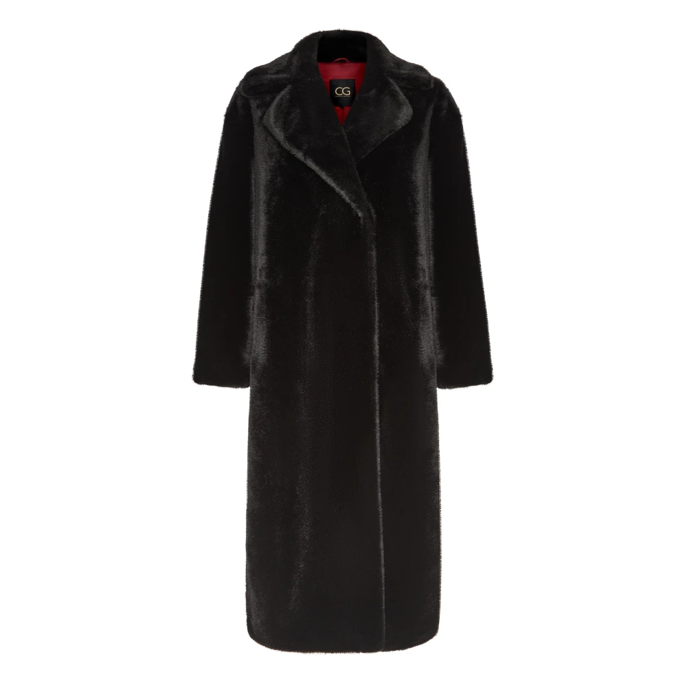 Cesare Gaspari Luxe Nep Bontjas Freya Zwart Black Dames