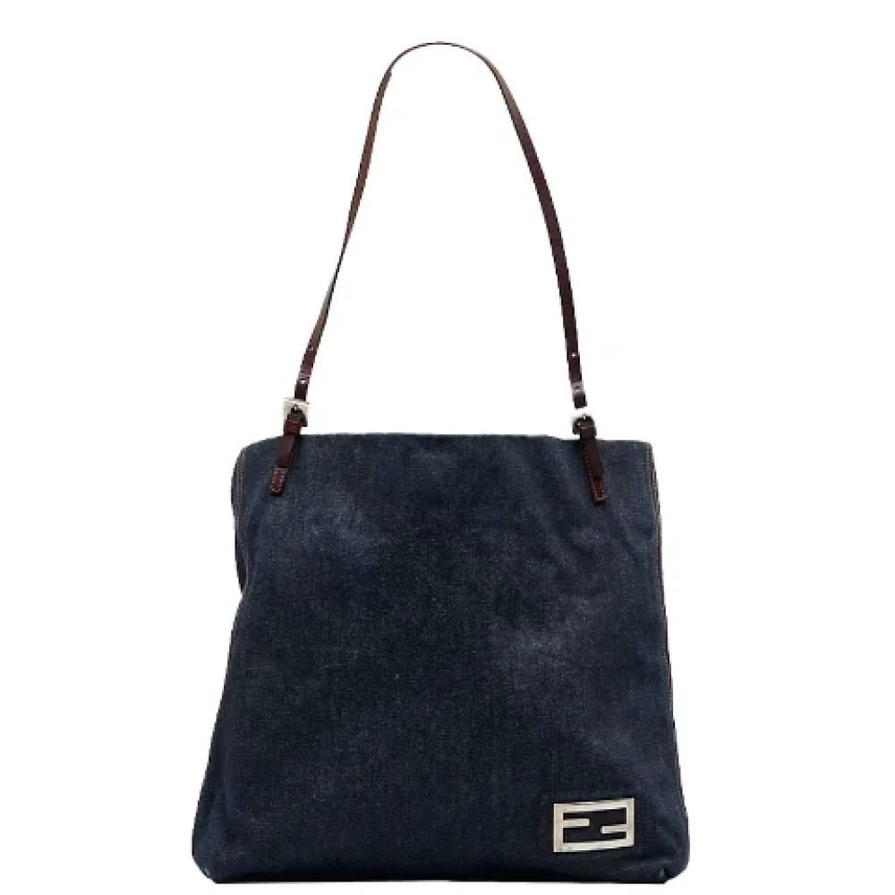 Fendi Vintage Pre-owned Denim fendi-bags Blue Dames