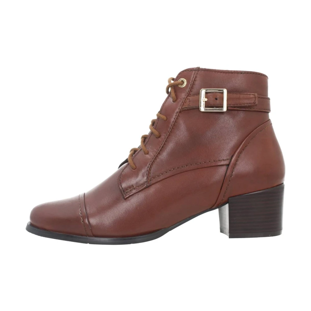 Regarde le Ciel Lace-up Boots Brown Dames