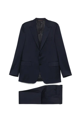 Midnight Blue Kostym med bakre ventiler