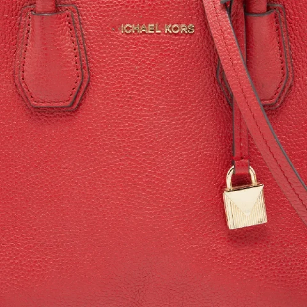 Michael Kors Pre-owned Leather totes Red Dames