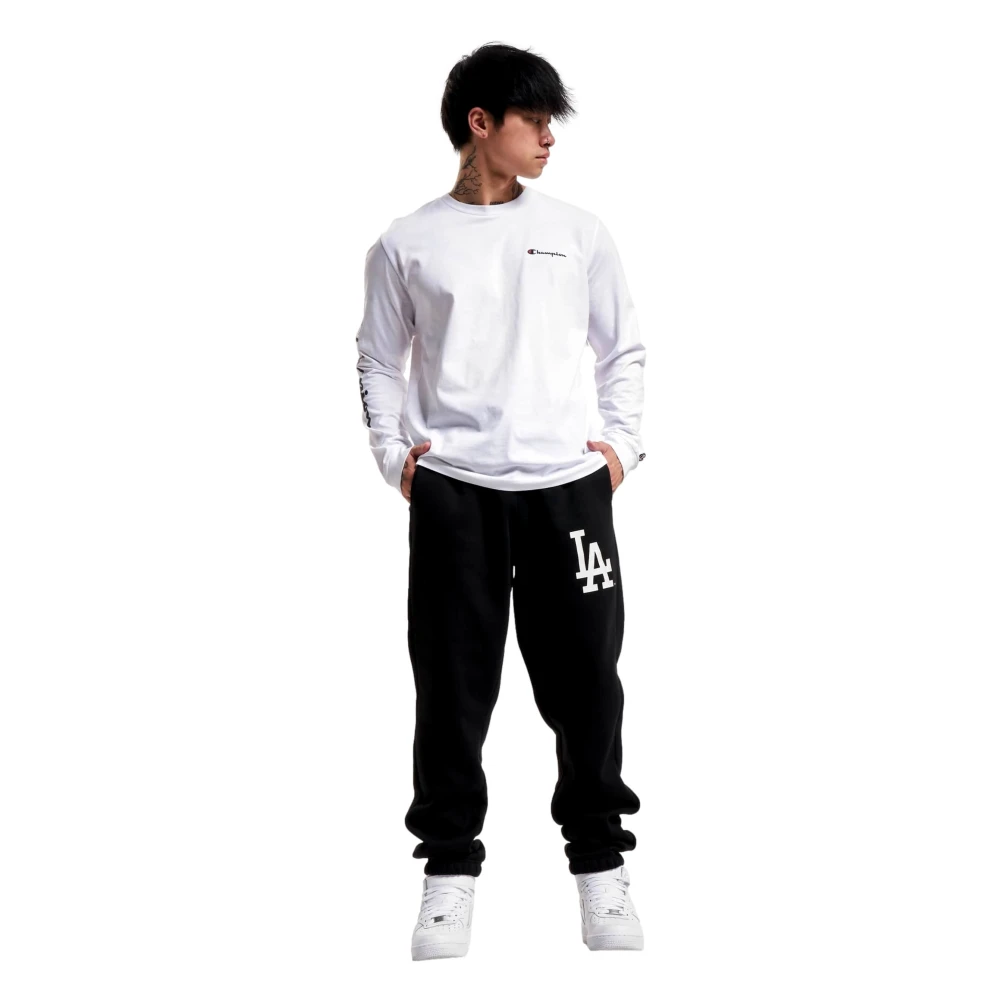 Champion Lange mouwen T-shirt White Heren